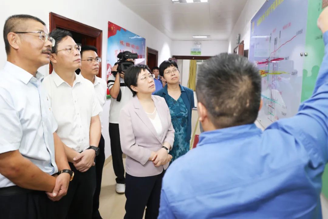 海南省委常委苗延紅到海南礦業(yè)調(diào)研
